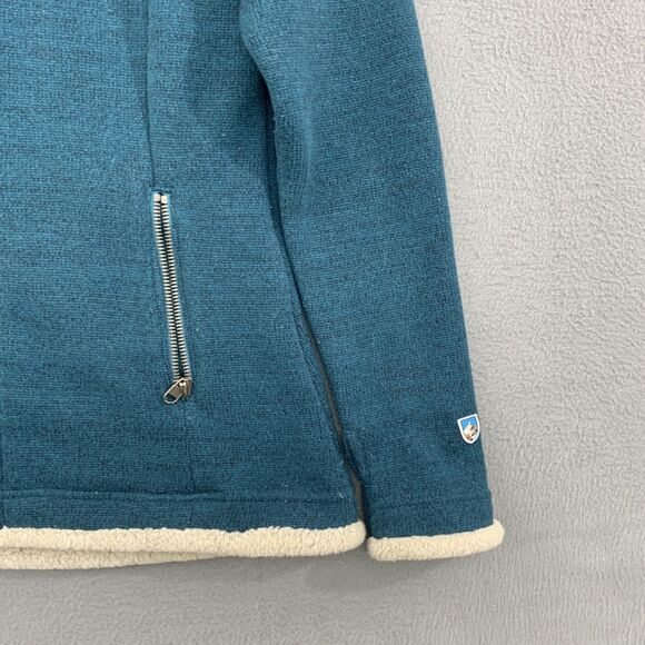 Kuhl Flight Jacket Womens Extra Small Fleece Lined Hooded Full Zip XS Winter - Picture 4 of 16